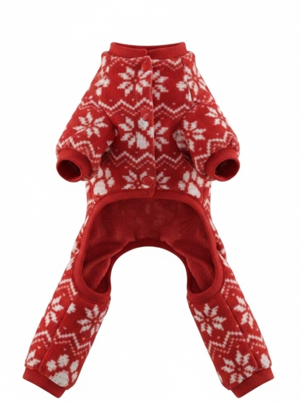 Snowflake Puppy Pajamas NWOT